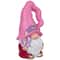 7" Pink & Fuchsia Spring Gnome Figurine & Butterfly